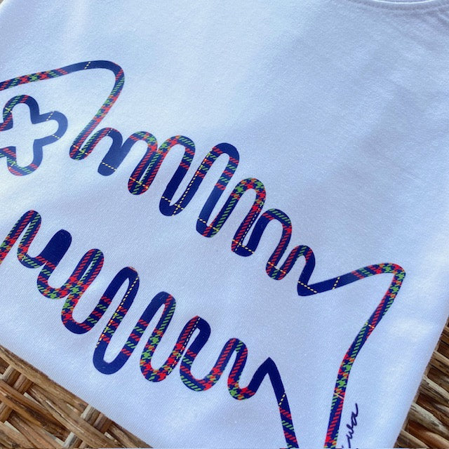 Camiseta Contorno escocés