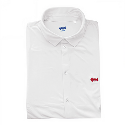 Camisa blanca (bordado rojo)