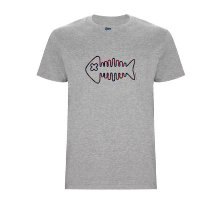 Camiseta gris  Contorno escocés
