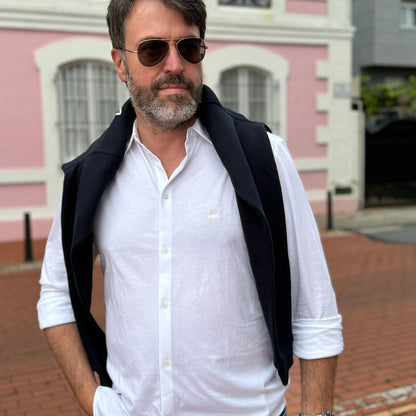 Camisa blanca (bordado MARINO)