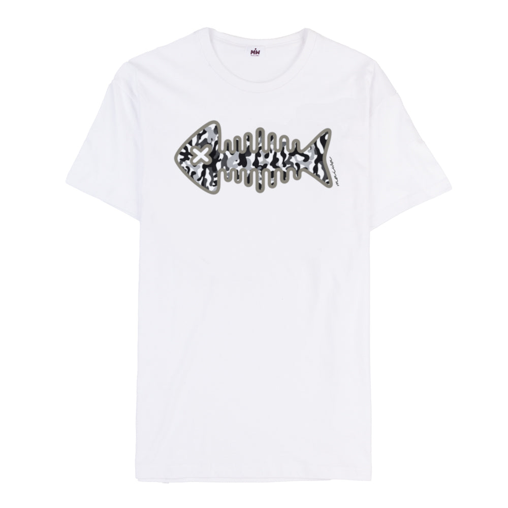 Camiseta camuflaje blanca