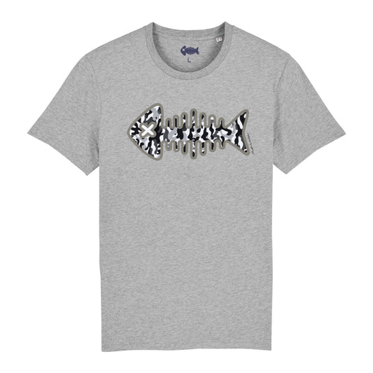 Camiseta camuflaje gris
