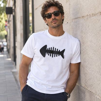Camiseta blanca textura