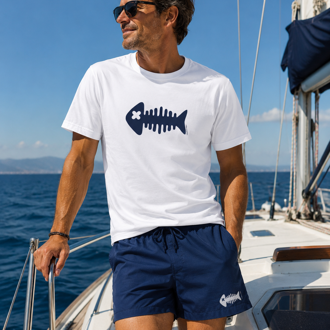 PACK CAMISETA Y BAÑADOR marino